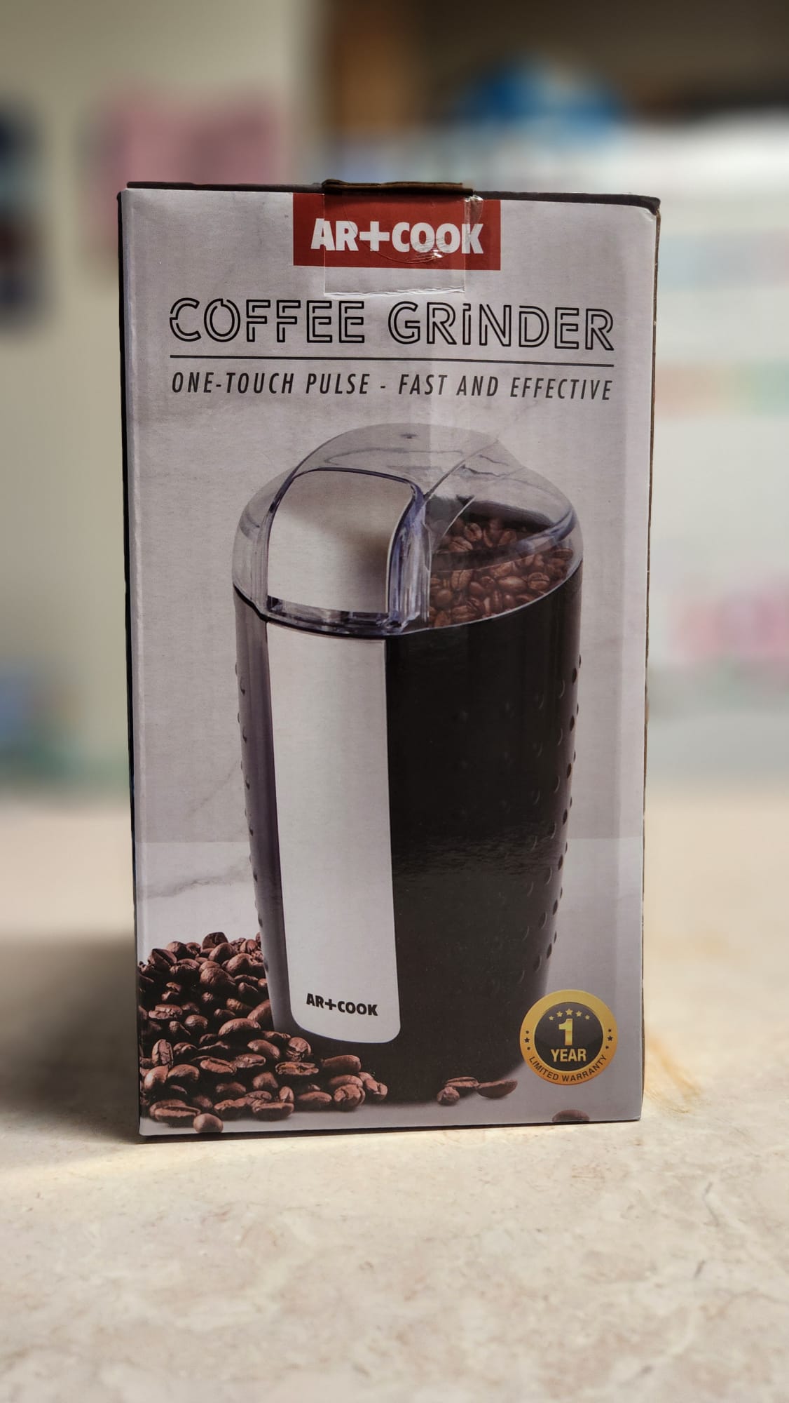 Art Cook Electric Coffee Spice Grinder - Black