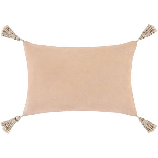 Accra ACA-006 13"H x 20"W Lumbar Pillow Kit in Peach/Lilac