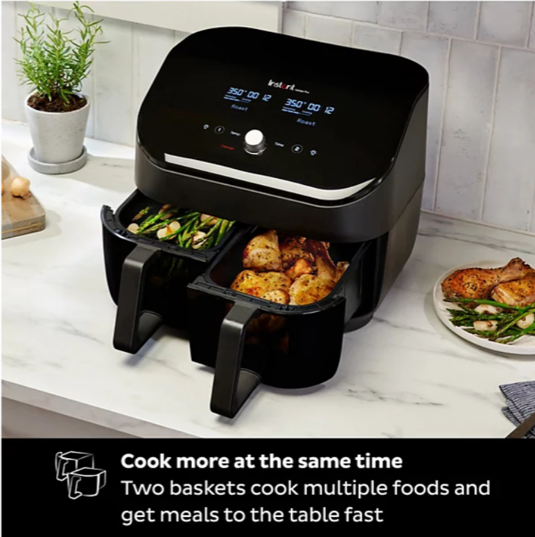 Instant Pot Vortex Plus XL 8 Qt. Dual Basket Air Fryer
