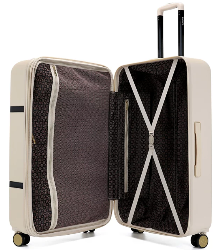 Badgley Mischka Grace Expandable Retro Luggage, Set of 3 New Open Box