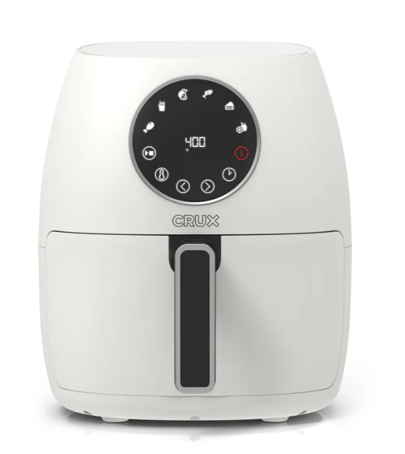 CRUX 3.7QT Digital Air Fryer - White