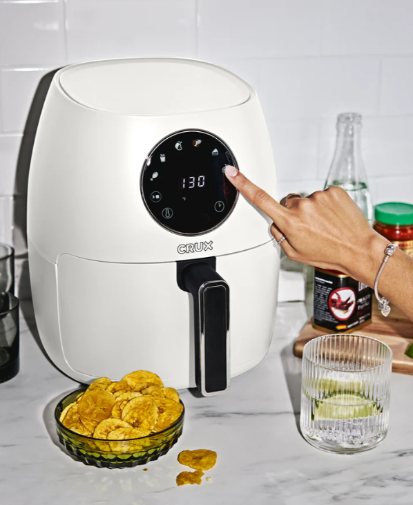 CRUX 3.7QT Digital Air Fryer - White