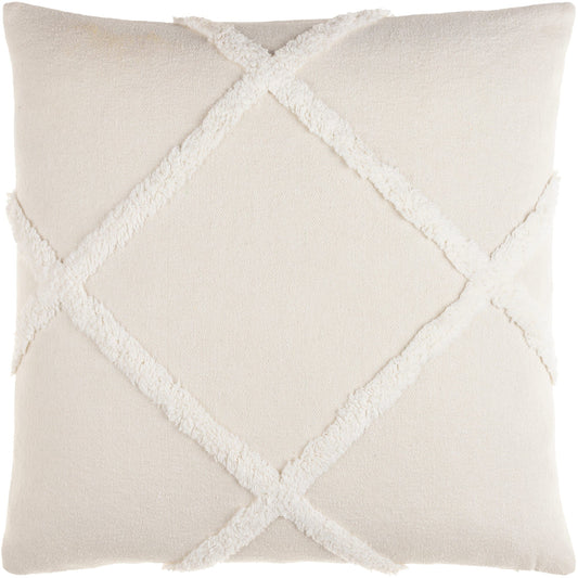 Surya Sarah Global Square Pillow Kit With Cream Finish SRH001-2020D